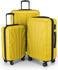 gelb: Suitline S1 3-pcs Trolley-Set