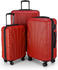 rot: Suitline S1 3-pcs Trolley-Set