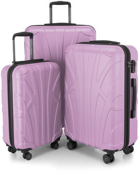 Suitline S1 3-pcs Trolley-Set violet