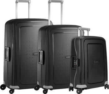 Samsonite S'Cure Spinner Set 55/69/75 cm black