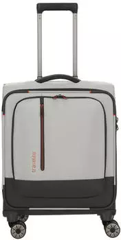 Travelite Crosslite 5.0 4-Rollen-Trolley 55 cm (092947) nature