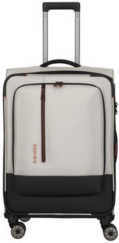 Travelite Crosslite 5.0 4-Rollen-Trolley 66 cm (092948) nature