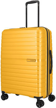 Travelite Trient 4-Rollen-Trolley 66 cm (076548) yellow