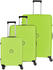 Travelite Orbita 4-Rollen-Trolley Set 55/67/77 cm (076940) lime