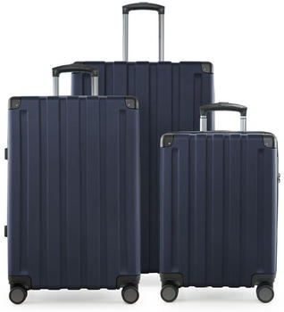 Hauptstadtkoffer Q-Damm 4-Rollen-Trolley 78 cm 54/68/78 cm dark blue
