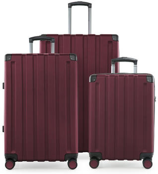 Hauptstadtkoffer Q-Damm 4-Rollen-Trolley 78 cm 54/68/78 cm burgundy