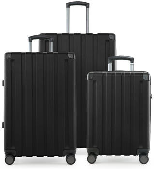 Hauptstadtkoffer Q-Damm 4-Rollen-Trolley 78 cm 54/68/78 cm black