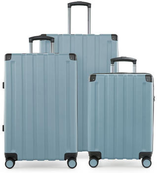 Hauptstadtkoffer Q-Damm 4-Rollen-Trolley 78 cm 54/68/78 cm pool blue