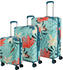 Travelite Cruise 4-Rollen-Trolley Set 55/67/77 cm (72640) turquoise lily
