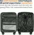 Travely Premium 4-Rollen-Trolley 55 cm (TY-HG) moonstone grey