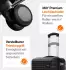Travely Premium 4-Rollen-Trolley 55 cm (TY-HG) night black