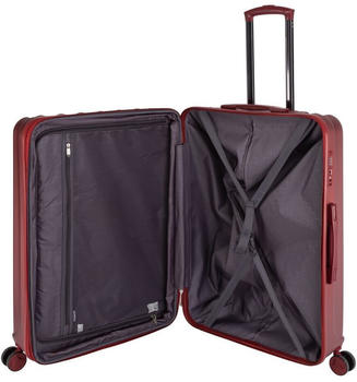 Travelhouse Porto 4-Rollen-Trolley 76 cm red – Travelhouse Porto 4-Rollen-Trolley 76 cm red: Der perfekte Reisebegleiter