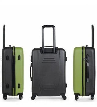 ITACA De Viaje Medianas. Maleta Mediana 4 Ruedas. Medianas De Material ABS. Viaje Ligeras. Maleta De Viaje 20Kg 65Cm Con Candado De Combinacion 71160 Pistacho-Antracita