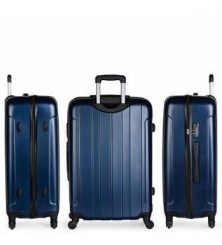 ITACA De Viaje Grandes 23 Kilos - Maleta Grande De Viaje Rígida 4 Ruedas - Grandes De Viaje De ABS Resistente - Maleta Viaje Candado De Combinacion 771170 Marino