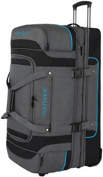Normani Gigaro Reisetasche mit Rollen 120-150L grey/blue