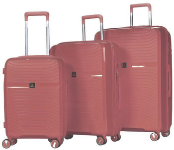 Hoffmanns Daisy 4-Rollen-Trolley Set 57/66/76 cm rosegold