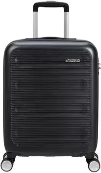 American Tourister Astrobeam 55cm Spinner Suitcase (4 wheels) storm black