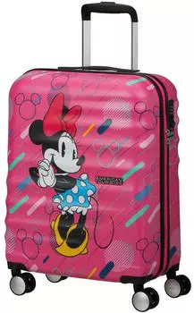 American Tourister Wavebreaker Disney 4-Rollen-Trolley 55 cm (152579) Minnie Future Pop