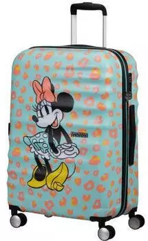 American Tourister Wavebreaker Disney 4-Rollen-Trolley 67 cm (152581) Minnie Pastel Dots
