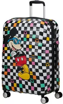 American Tourister Wavebreaker Disney 4-Rollen-Trolley 67 cm (152581) Mickey Check