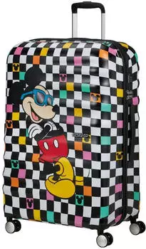 American Tourister Wavebreaker Disney 4-Rollen-Trolley 77 cm (152584) Mickey Check