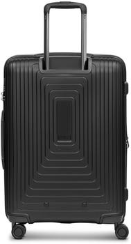 REDOLZ Essentials 14 4-Rollen-Trolley Set 53/65/77 cm (RD12382) black metallic – Vielseitige Ausstattung für den modernen Reisenden