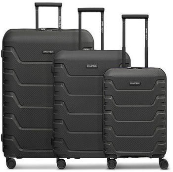 Smartbox Edition 01 The Three Set 4-Rollen-Trolley Set 3-teilig (SB12304) black