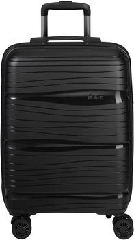 d & n Travel Line 4300 4-Rollen-Trolley 55 cm (4350) black