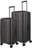 schwarz: Travelite Roomer 4-Rollen-Trolley Set 66/78 cm (077140)