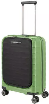 Travelite Mooby 4-Rollen-Trolley 55 cm (076846) green – Moderner Reisebegleiter in Grün: Leicht und Funktional