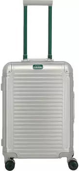 Travelite Next 4-Rollen-Trolley 55 cm (079847) silver/green