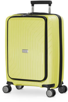 Hauptstadtkoffer TXL 4-Rollen-Trolley mit Fronttasche 55 cm lime