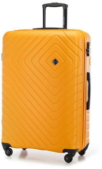 Wittchen Cube Line 4-Rollen-Trolley 77,5 cm (56-3A-753) orange