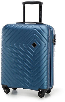 Wittchen Cube Line 4-Rollen-Trolley 55 cm (56-3A-751) dark blue