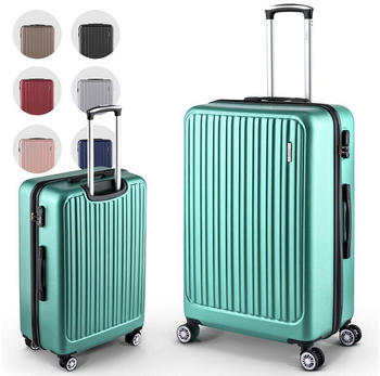 Easy Move 4-Rollen-Trolley 54 cm (ACE026) silver green