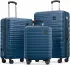 Travely Premium 4-Rollen-Trolley Set 55/67/78,5 cm