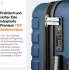 Travely Premium 4-Rollen-Trolley 55 cm (TY-HG) deep sea blue