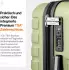 Travely Premium 4-Rollen-Trolley 55 cm (TY-HG) mist green