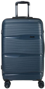 d & n Travel Line 4300 4-Rollen-Trolley 55 cm (4350) blue