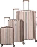 travelite Trolleyset "PAROS 3-teilig" Volumenerweiterung &ndash; ideal f&uuml;r Hand- und