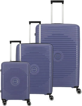 Travelite Orbita 4-Rollen-Trolley Set 55/67/77 cm (076940) lavender