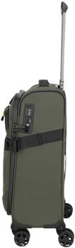 Travelite Briize 4-Rollen-Trolley 55 cm (091047) khaki – Maximale Flexibilität durch innovative Rollentechnologie