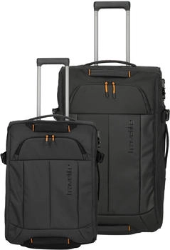 Travelite Briize Reisetasche mit Rollen Set 55/67 cm (091012) black