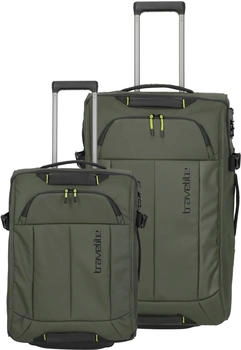 Travelite Briize Reisetasche mit Rollen Set 55/67 cm (091012) khaki