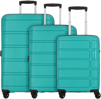 American Tourister Summer Splash 4-Rollen-Trolley Set 55/67/77 cm (122878) jade green