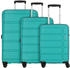 American Tourister Summer Splash 4-Rollen-Trolley Set 55/67/77 cm (122878) jade green