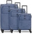 REDOLZ Essentials 12 4-Rollen-Trolley Set 3-tlg. (RD12375-2) blue2