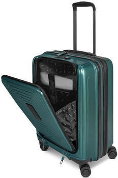 REDOLZ Essentials 14 4-Rollen-Trolley 55 cm (RD12379) pearl-green metallic – Mühelose Mobilität für anspruchsvolle Reisende