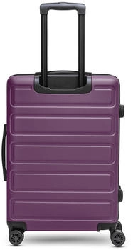 REDOLZ Essentials 08 4-Rollen-Trolley 67 cm (RD12358-2) purple – Mühelose Mobilität auf allen Wegen