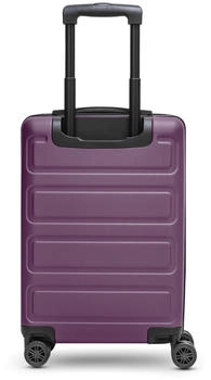 REDOLZ Essentials 08 4-Rollen-Trolley 55 cm (RD12357-2) purple – Mühelose Mobilität dank innovativer Rolltechnik